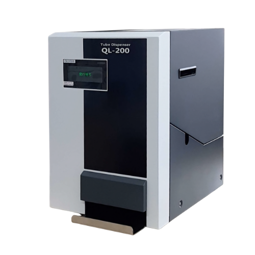 MÁY DÁN NHÃN ỐNG NƯỚC TIỂU TỰ ĐỘNG QL-200